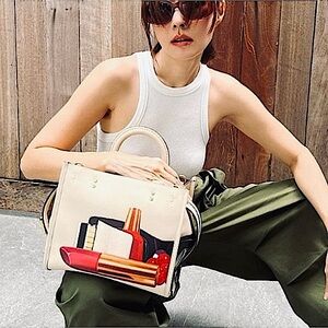 Coach X Tom Wesselmann Collab GloveTanned Leather Rogue 25 & Dust Bag - NWT!